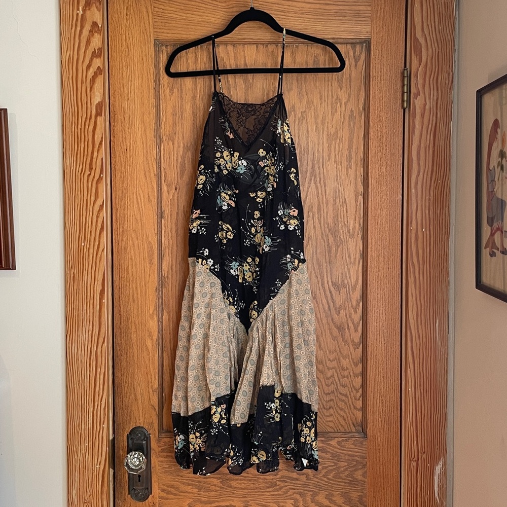 Free People Intimately Floral Patchwork Dress